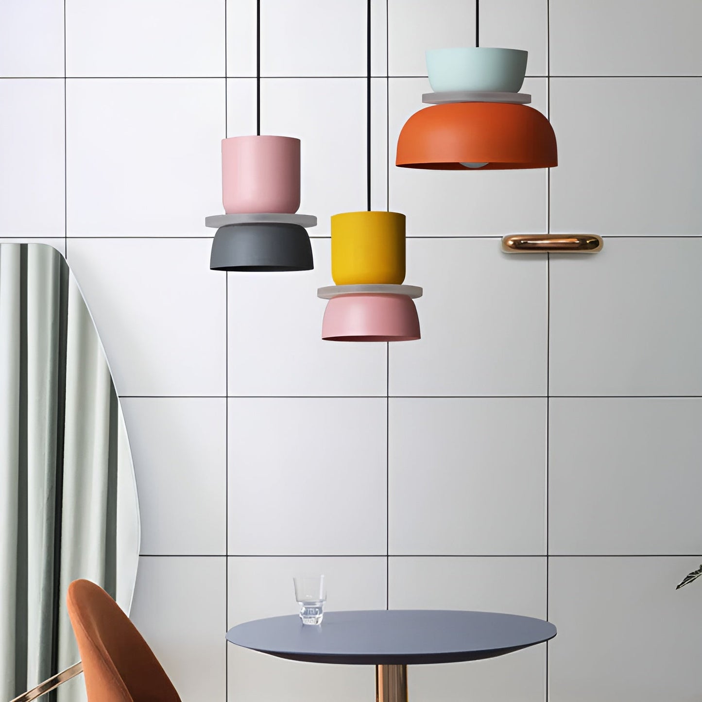 StellaSphere | Kleurrijke en Elegante Macaron LED Hanglamp