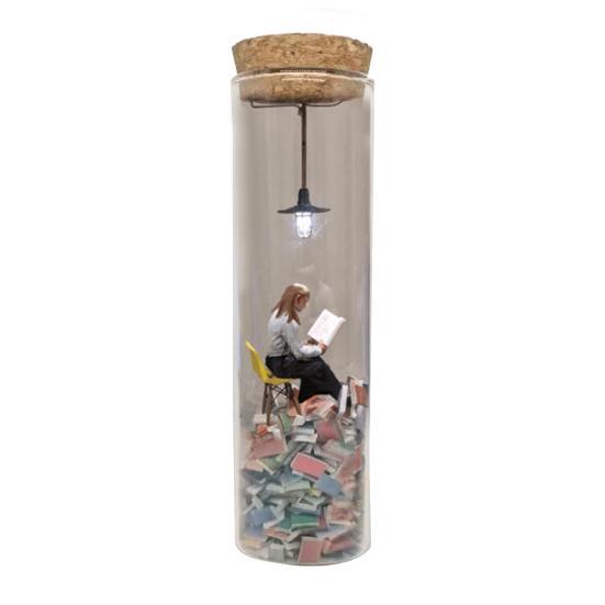 FocusLite -  Miniatuur leeslamp met LED-verlichting