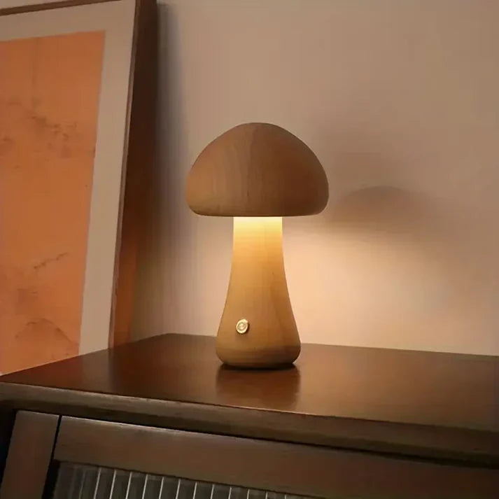 CozyGlow™ | Unieke draadloze paddenstoel lamp