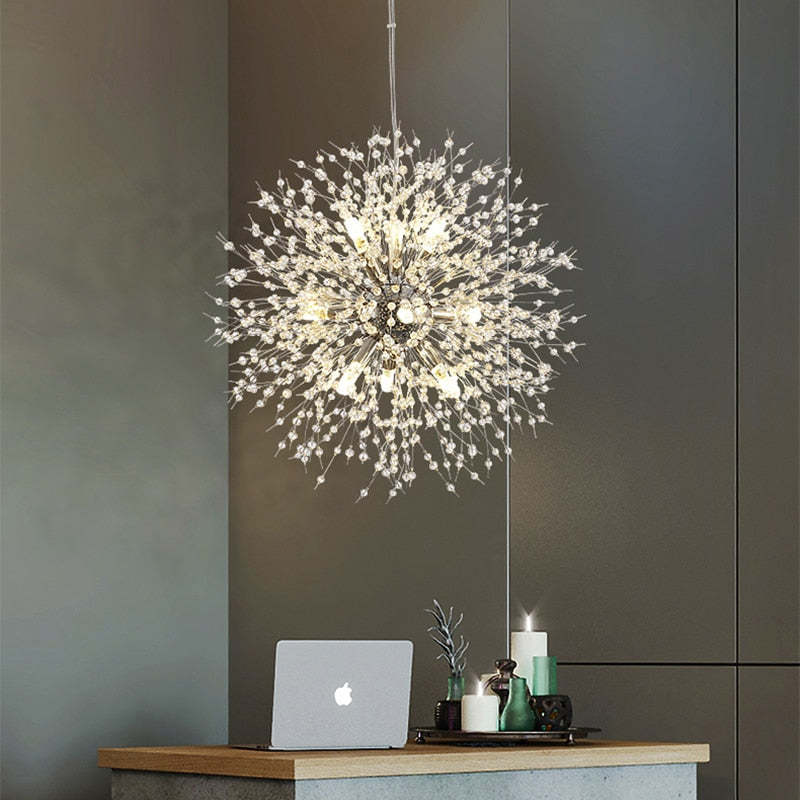 Craftique - Lili Design LED Hanglampen Wit Gouden Metaal Woonkamer Eetkamer