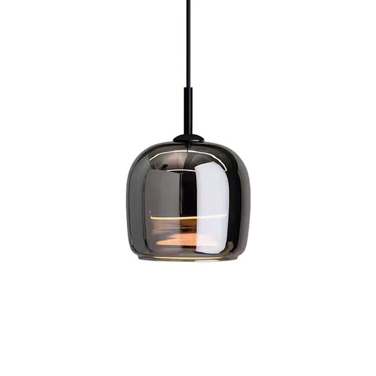 NobleShine - Scandinavisch zwart glazen hanglamp