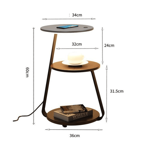 NordicAura | Signature | Bijzettafel met ingebouwde verlichting