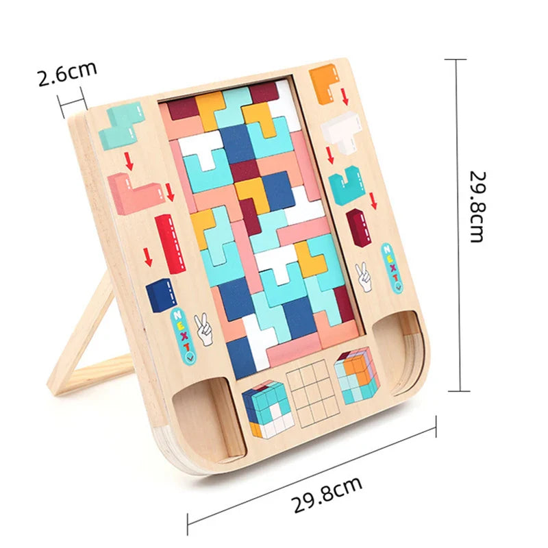 ThinkFitTetris - Trainiere dein Gehirn Tetris-Puzzle