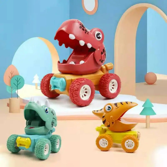 RexRacer - Push & Go Dinosaurus Race - Dino Auto's