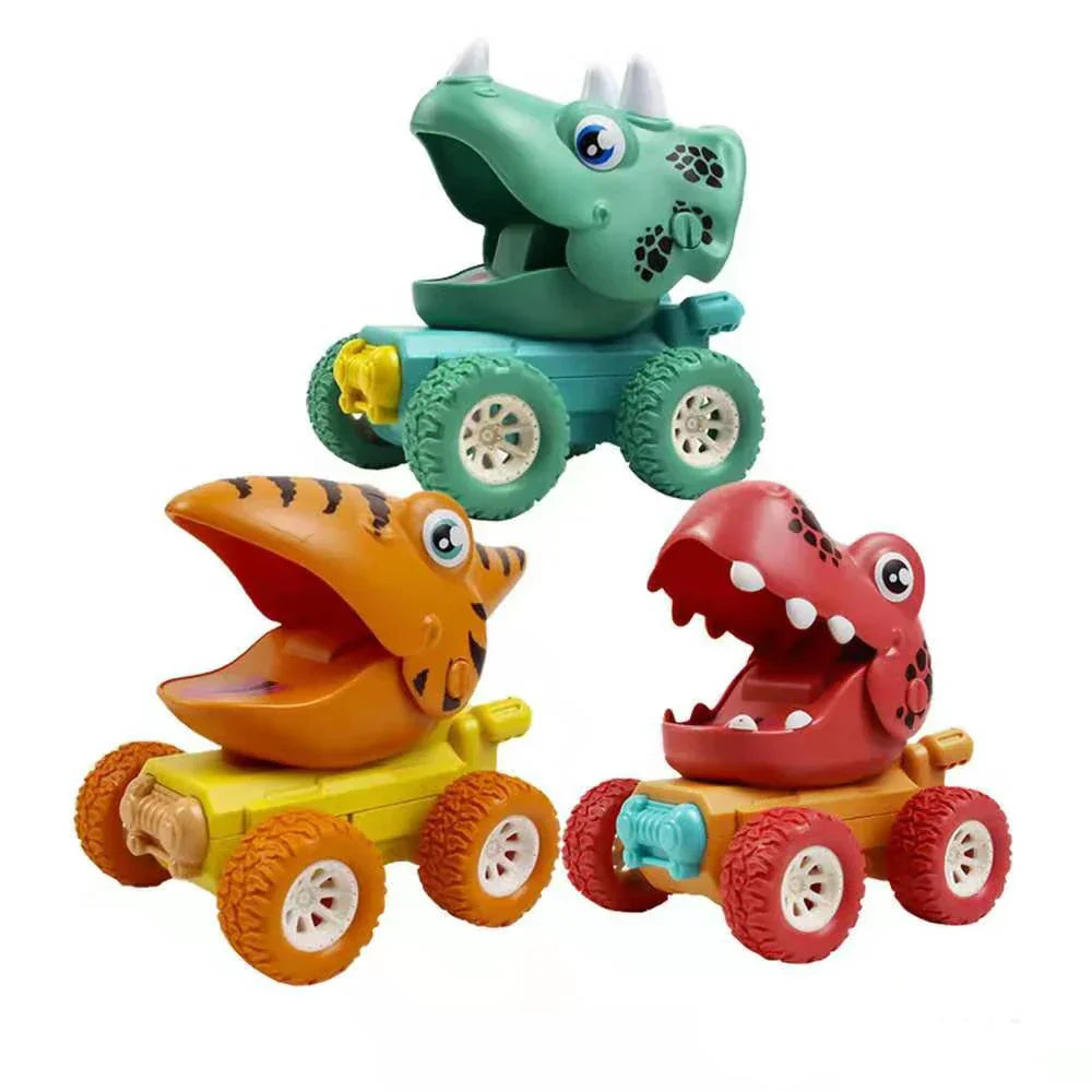 RexRacer - Push & Go Dinosaurus Race - Dino Auto's