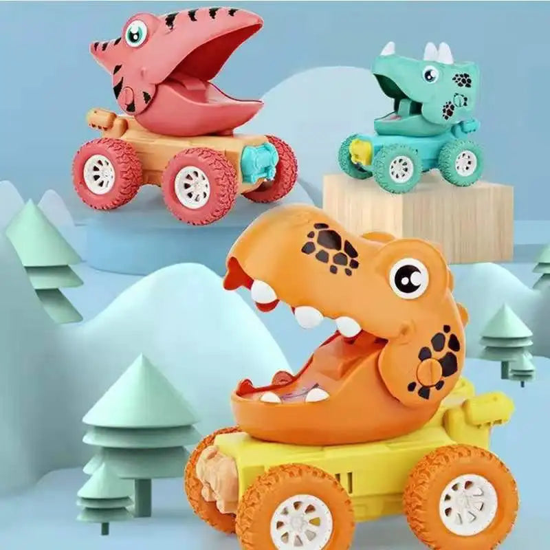 RexRacer - Push & Go Dinosaurus Race - Dino Auto's