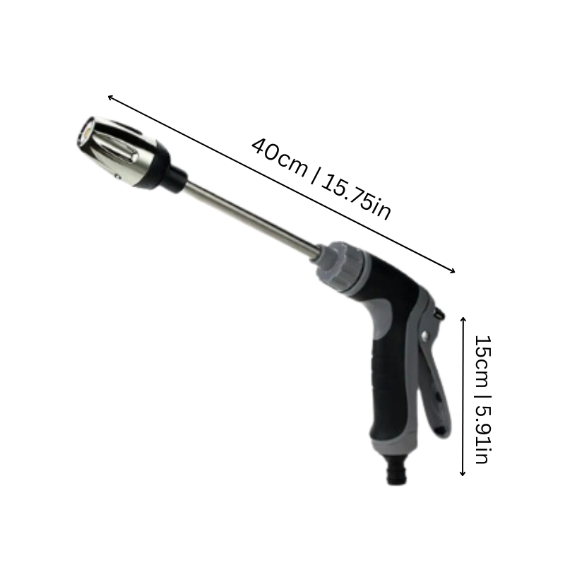 TurboWash - Handige Auto Wasverstuiver met Instelbare Druk