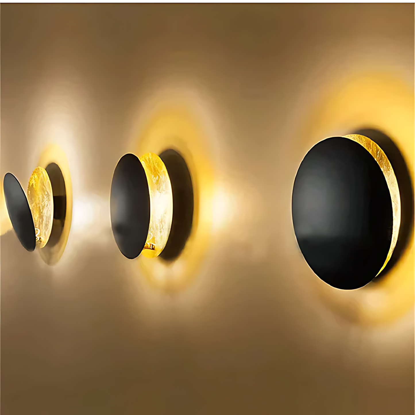 LunarSpin | Unieke 360 graden draaiende LED Eclipse design wandlamp