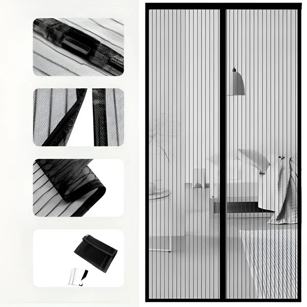 MagnoNet - Luxe magnetisch vliegenhor voor snelle installatie
