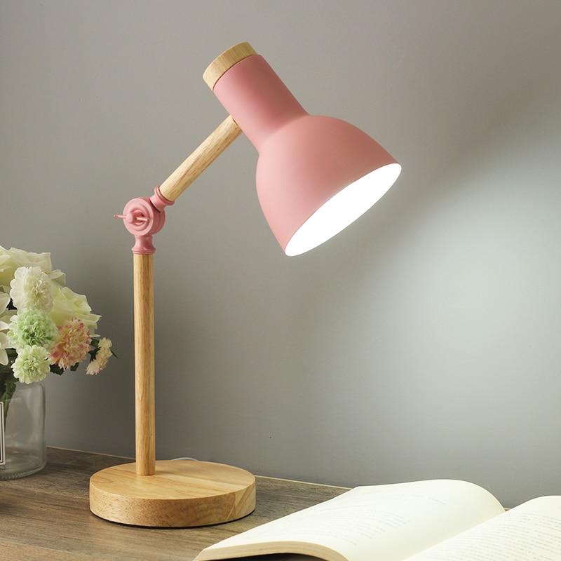 NordicGlow | Scandinavische Houten Bureau Lamp