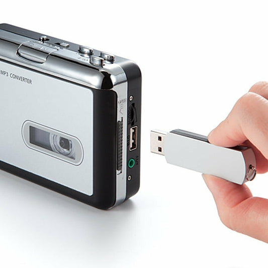 RetroLink - Muziekspeler, USB-flashdrive en cassette naar MP3-formaat converter