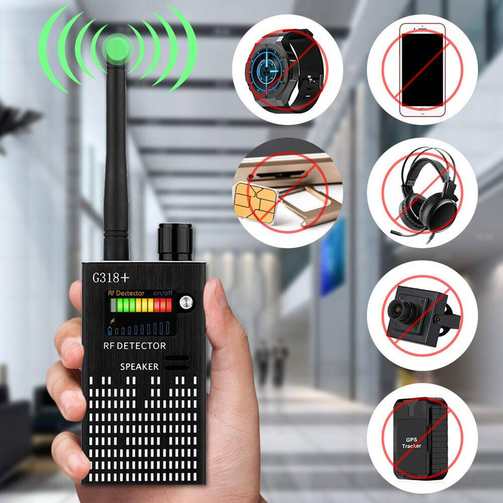CovertDetect - GSM GPS Apparaat Vinder, Laserlens, Verborgen Camera, RF Detector en Spionage Signaal Bug Detector