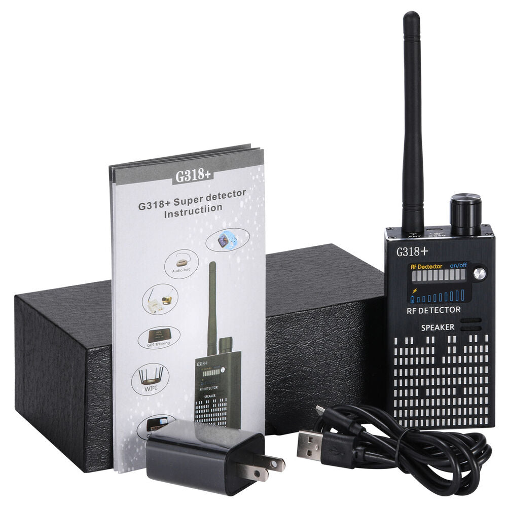 CovertDetect - GSM GPS Apparaat Vinder, Laserlens, Verborgen Camera, RF Detector en Spionage Signaal Bug Detector