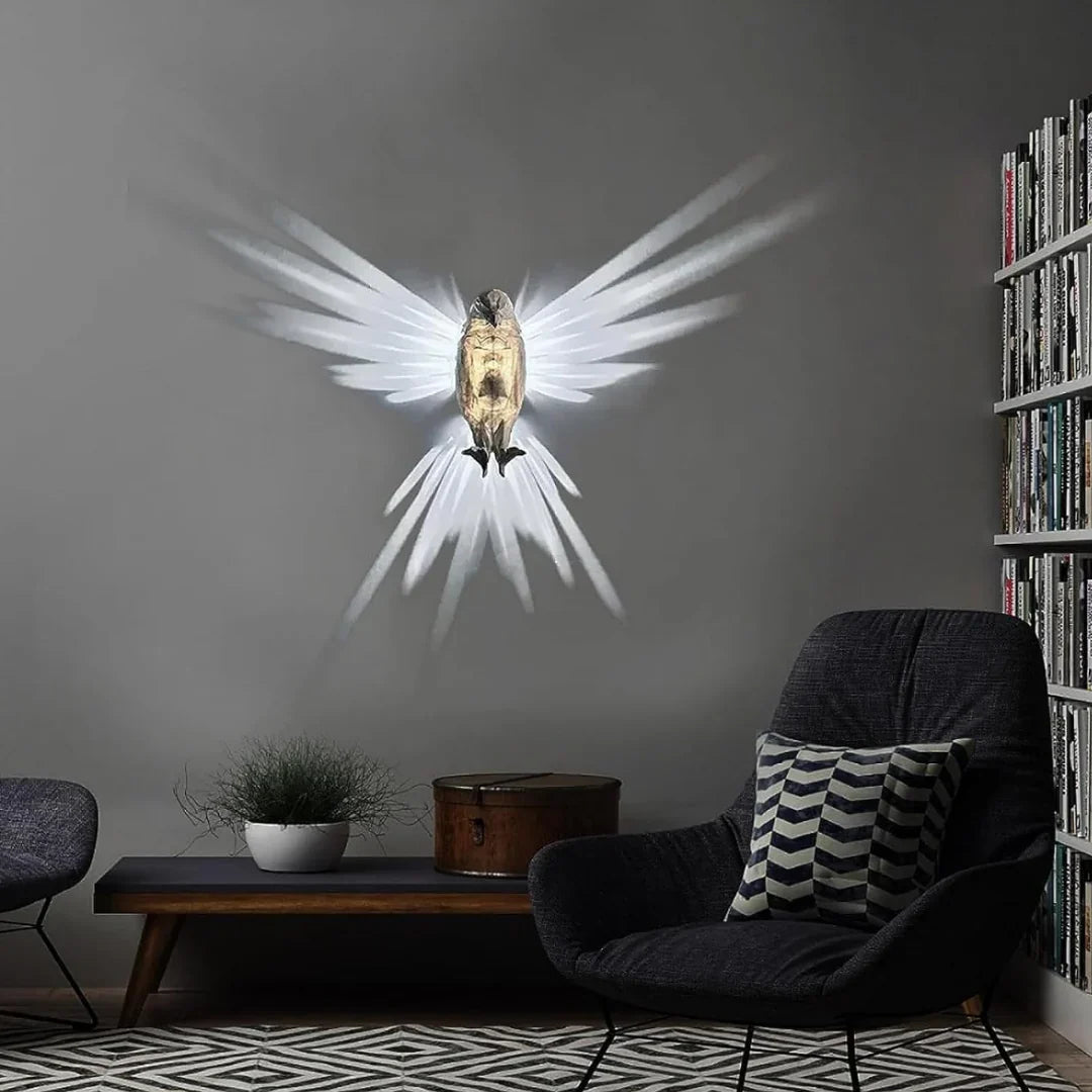 Birdlight - 3D LED-wandlamp met dierenontwerp