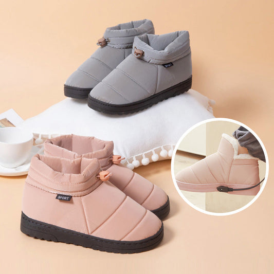 WarmStep - Verwarmde Pluche Elektrische Schoenen