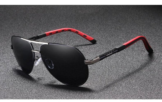 EliteEyeGuard | Heren Vintage Aluminium Gepolariseerde Zonnebril