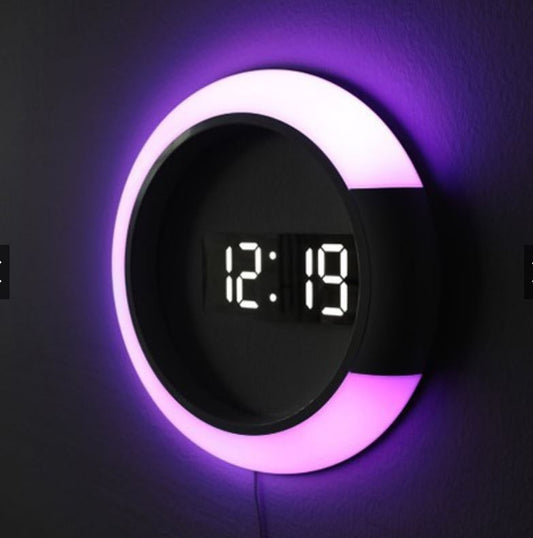 LumiEra - Verbazingwekkende op afstand bedienbare LED-wandklok